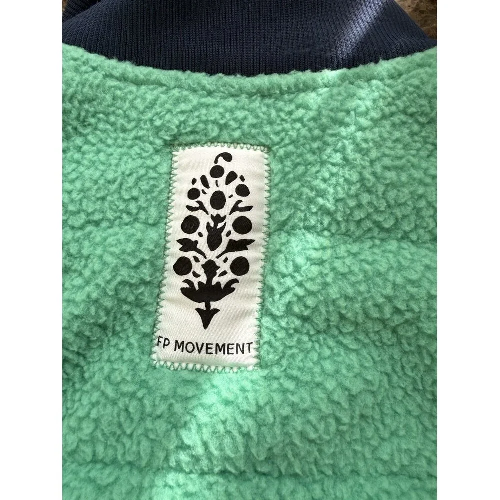Free People Movement Women’s Fleecy Sherpa Scrunchy Pippa Jacket, NWT, Small - Picture 9 of 9